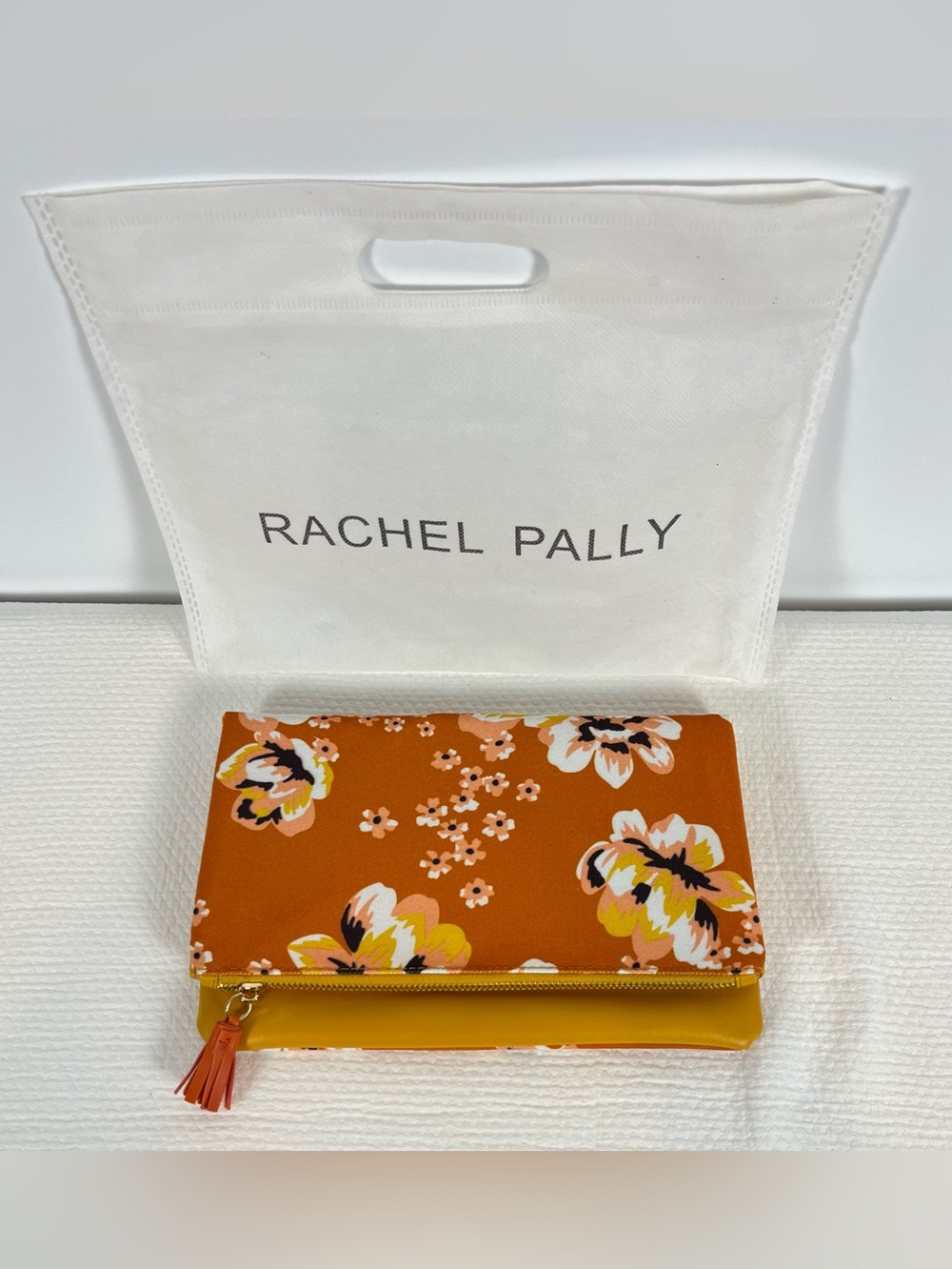 Rachel Pally Reversible Zahara Floral Fold-Over Clutch‎ nwot